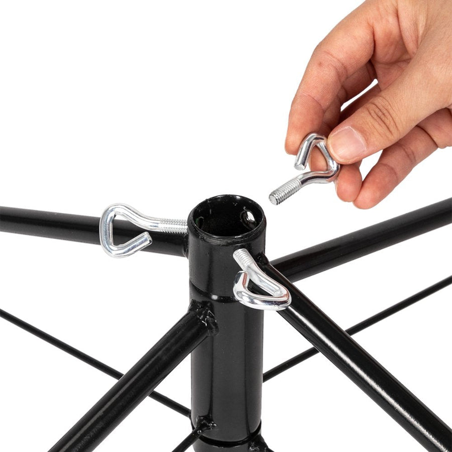 2023 Newest SEGMART 6ft Snow Flocked Christmas Tree, Artificial Christmas Tree with 920 Tips, Solid Metal Stand, Decorations for Home, Festival, Party, Christmas, Indoor, Outdoor, Green, SS107