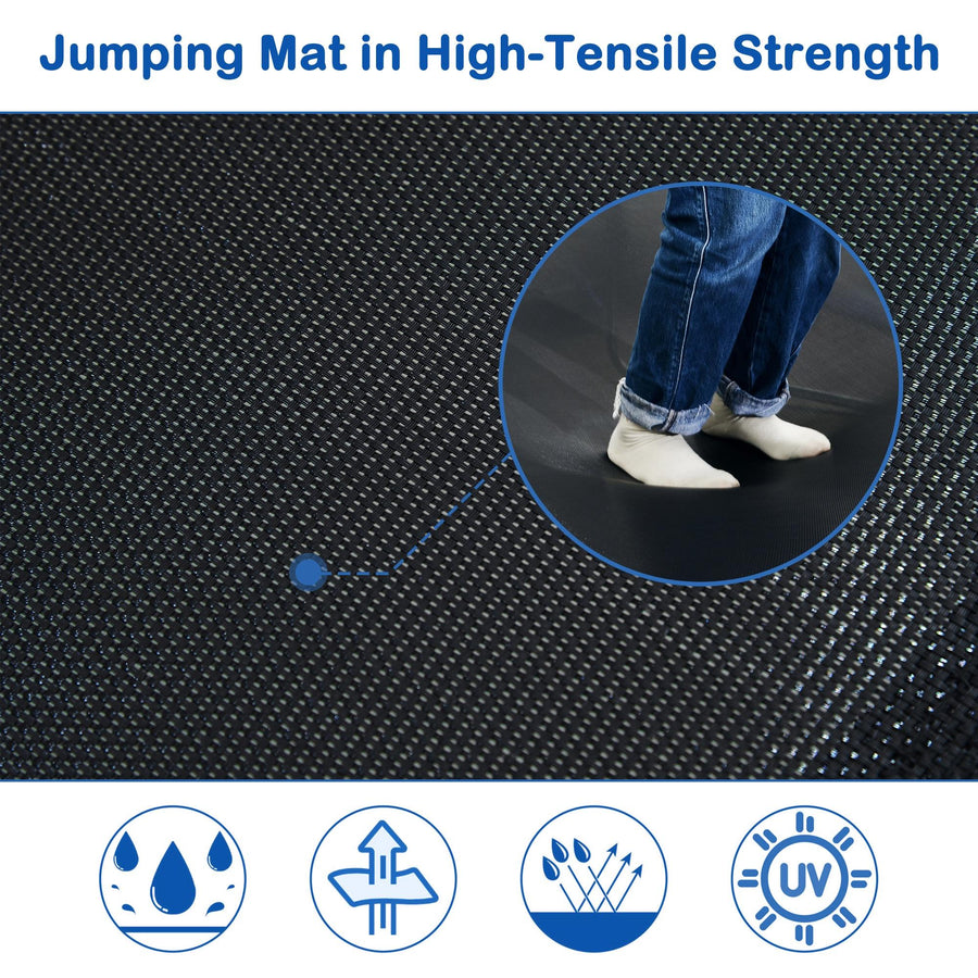 7FT Trampoline for Kids with Safety Enclosure Net, SEGMART Toddler Trampoline with Removable Slide, Upgrade Recreational Trampoline with Jumping Mat for Indoor Outdoor Backyard, Green
