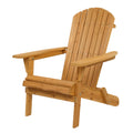 Segmart Folding Adirondack Chair, Pre-Assembled Premium Wood Lounge Chair Perfect for Outdoor Patio, Deck, Garden, Backyard, Lawn, Beach, Camping and Fire Pit Seating