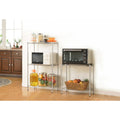 5 Tier Storage Shelves Wire Storage Shelves, Metal Shelves for Garage Metal Storage Shelving, Pantry Shelves Kitchen Rack Shelving Units and Storage, 21.25" x 11.42" x 59.06", Silver, S10146