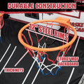 Foldable Indoor Basketball Arcade Game for All Players, SEGMART Dual Shot Indoor Basketball Game with Electronic Scorer, Portable Basketball Hoop Arcade with 8 Game Modes, 6 Balls for 2 Players