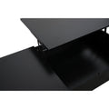 Wooden Coffee Table, Lift Top Coffee Table with Hidden Compartment, Side Coffee Table with Storage Shelf, Modern Center Table Sofa Table for Living Room, 43"x19"x18", Easy Assembly, Black