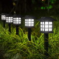 Solar Lights, SEGMART Solar Powered Outdoor Lights for Patio, Waterproof Solar Outdoor Path Lights Set of 8, Garden Solar Lights for Walkway Yard Garden Outside Driveway, Auto on/off/Charge, H1146