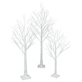 Christmas Trees with White Lights, SEGMART 4 Feet Artificial Christmas Trees with 48 Warm White LED Lights, PVC Stand, for Christmas Party Decorations Tree Plugin Indoor Outdoor, S6960