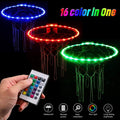 LED Basketball Hoop/Rim Lights, Remote Control, 16 Color Change by Yourself, Waterproof?Super Bright to Play at Night Outdoors,Good Gift for Kid