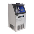 Commercial Ice Maker Machine, Portable Freestanding Built-In Stainless Steel Ice Maker, 110lbs/24h, 33lbs Storage, Under Counter Automatic Ice Machine for Restaurant Bar Cafe, ETL Listed, S6133