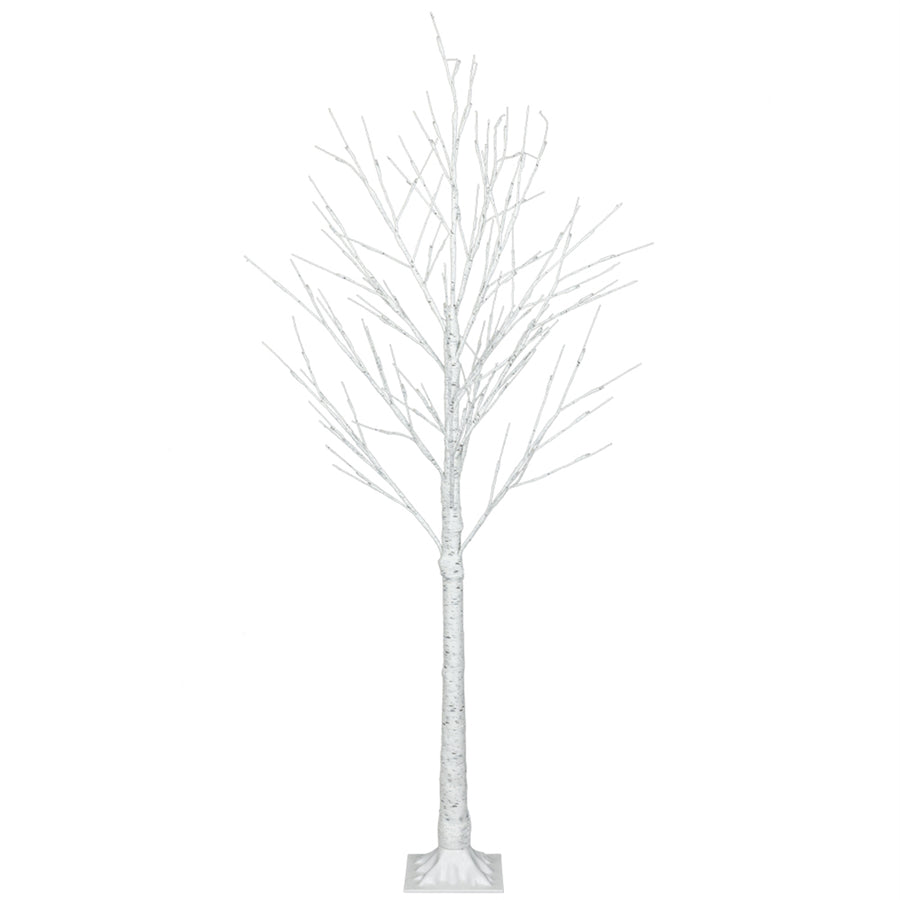Christmas Trees with White Lights, SEGMART 4 Feet Artificial Christmas Trees with 48 Warm White LED Lights, PVC Stand, for Christmas Party Decorations Tree Plugin Indoor Outdoor, S6960