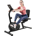 Indoor Recumbent Exercise Bike, 2022 Recumbent Exercise Bicycle w/8-Level Resistance, Comfortable Seat Cushion, Bluetooth Monitor, Professional Exercise Equipmen Bike for Gym Workout, 330lbs, S1510