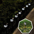 Solar Lights, SEGMART Solar Powered Outdoor Lights for Patio, Waterproof Solar Outdoor Path Lights Set of 8, Garden Solar Lights for Walkway Yard Garden Outside Driveway, Auto on/off/Charge, H1146