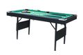 Segmart 5.5 FT 3 in1 Pool Table, Portable Billiards Table for Families, Muitfunctional Game Table with Table Tennis Top, Dining Table, Includes Balls, Cues, Felt Brush, Green