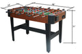 Segmart 48'' Competition Foosball Table for Kids, Wood Soccer Table with 4 Balls and 2 Cup Holders, Soccer Game Football Arcade with Heavy-Duty Legs for Indoor, Brown