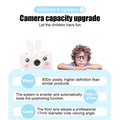 SEGMART Kids Camera, 1080P Digital Toy Camera for Girls Boys, Silicone Shockproof Video Recorder Player for Toddlers 3-10-Year-Old Birthday Gifts, Real Digital Camera for Kids, Rabbit, 32GB, S7545