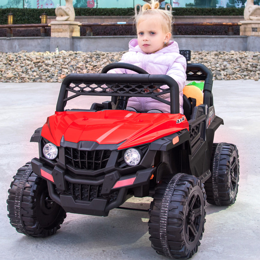 OFF-ROAD UTV TRUCK RIDE ON CAR KIDS CARS 12V KIDS TOYS WITH R/C PARENTAL REMOTE ELECTRIC VEHICLES FOR BOYS GIRLS