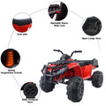 Electric Cars for Kids to Ride, Powered 12V Ride on Toys with Remote Control, ATV Quad Ride on Cars for Boys Girls, 3 Speeds Ride on ATV with LED Lights, AUX Jack, Radio, L234