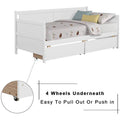 SEGMART Modern Daybed Bed with 2 Storage Drawers