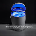 Toilet Night Light(2Pack), 8-Color Led Motion Activated Toilet Seat Light, Fit Any Toilet Bowl,Toilet Bowl Light with Motion Sensor LED Washroom Night