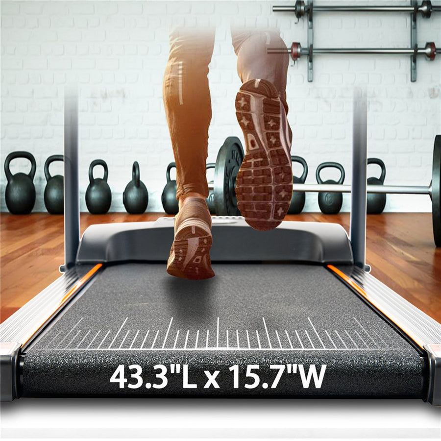 Segmart Electric Treadmill, Smart Digital Folding Treadmill for Home, Easy Assembly Fitness Exercise Equipment, Large Running Surface, 12 Preset Program Motorized Running Machine for Running and Walking, I7185