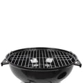Portable BBQ Grills Clearance Charcoal with Wheels, Upgrade Steel Camping Grill, Outdoor Charcoal Grills for Barbecue Picnic Trailing Camping Outdoor, 18-Inch, Black