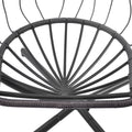 Clearance! Hanging Wicker Egg Chair, Outdoor Patio Hanging Chairs with Stand, UV Resistant Hammock Chair with Comfortable Gray Cushion, Durable Indoor Swing Egg Chair for Garden, Backyard, 350lbs, L