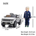 Segmart® Official Licensed Pink Land Rover Kids Cars 12v Kids Toys With R/c Parental Remote
