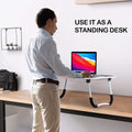SEGMART Laptop Desk for Bed, Foldable Bed Tray Portable Lap Desks for Adults Kids, Wood, Q06