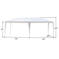 SEGMART 10 x 20 Canopy Tent with 4 Removable SideWalls for Patio Garden, Sunshade Outdoor Gazebo BBQ Shelter Pavilion, for Party Wedding Catering Gazebo Garden Beach Camping Patio, White, SS1096