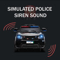 SEGMART Kids Police Ride On Car, 12V SUV Battery Operated Electric Cars w/ Parent Remote Control, Spring Suspension, S1755