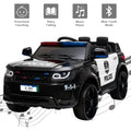 SEGMART Kids Police Ride On Car, 12V SUV Battery Operated Electric Cars w/ Parent Remote Control, Spring Suspension, S1755