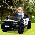 SEGMART Kids Police Ride On Car, 12V SUV Battery Operated Electric Cars w/ Parent Remote Control, Spring Suspension, S1755