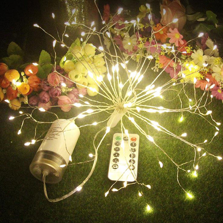 SEGMART Led Christmas String Fairy Lights, Bouquet Shape Hanging Fairy Lights with Remote, Q6