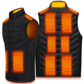 Heated Vest for Men Women, Size Adjustable, 11 Heating Zones, 3 Heating Levels, Unisex USB Charging Electric Heating Vest for Hunting, Fishing, Hiking (Battery Not Included)