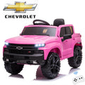 Official Licensed Chevrolet Ride On Car, 12V Power Ride-On Truck Toy for Kids, Electric 4 Wheels Kids Toy w/Parent Remote Control, Foot Pedal, MP3 Player, 2 Speeds, Ages 1-5 Years, K1638