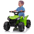 Kids Ride on ATV, Single Drive 6V Battery Powered ATV Car, Electric 4-Wheeler Quad Car with 1.86mph Max Speed, LED Headlights, Horn, Music Board, Electric Ride on Toy for Boy & Girl