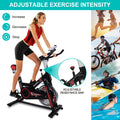 SEGMART Indoor Cycling Bikes, Exercise Bikes Stationary w/ LED Display Monitors, Cup Holder, Belt Drive, Q07