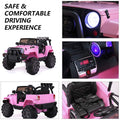 SEGMART 12V Kids Electric Ride On Cars with Remote Control, LED Lights, Q3