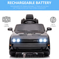 Electric Kids Toys, 12V Licensed Dodge Challenger SRT Ride on Car, 12V Battery Powered Vehicles w/ Remote Control, Safety Belt, Bluetooth, MP3 Player, Headlight, Motorized Truck for Boys Girls