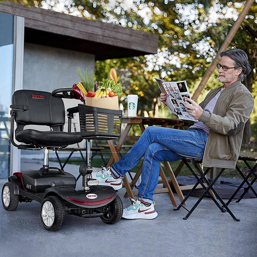 SEGMART Mobility Scooters for Senior, 4 Wheel Mobility Scooter, Motorized Electric Medical Carts for Adults, Max Speed 8km/h, S07