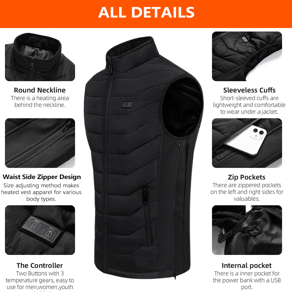 USB Powered Damart Thermal Vests Mens Heating Vest For Men And Women 17  Areas For Winter Sports, Hunting, Skiing 231128 From Tubi02, $25.24