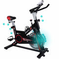 SEGMART Indoor Cycling Bikes, Exercise Bikes Stationary w/ LED Display Monitors, Cup Holder, Belt Drive, Q07