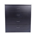 Segmart 4 Chest of Drawers for Bedroom, 26" x 13" x 29" Classic Metal Handles, Durable MDF Wood, S7914