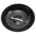 Portable BBQ Grills Clearance Charcoal with Wheels, Upgrade Steel Camping Grill, Outdoor Charcoal Grills for Barbecue Picnic Trailing Camping Outdoor, 18-Inch, Black