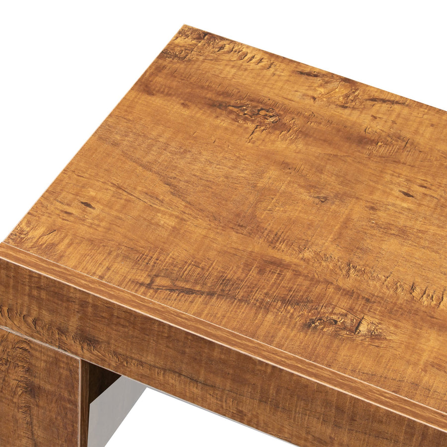 Television Stands for Living Room, Walnut TV Cabinet with LED and Storage Drawers for TVs up to 55'', Console Table Entertainment Center Furniture, S9818