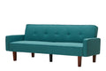 Sofa Sleeper, SEGMART Modern Fabric Sofa Bed with Armrest, Convertible Futon Couches and Sofas w/Wood Legs, Small Spaces Recliner Couch Living Room Furniture Loveseat Sofa, Green, LLL2036