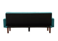 Sofa Sleeper, SEGMART Modern Fabric Sofa Bed with Armrest, Convertible Futon Couches and Sofas w/Wood Legs, Small Spaces Recliner Couch Living Room Furniture Loveseat Sofa, Green, LLL2036