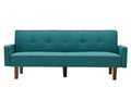 Sofa Sleeper, SEGMART Modern Fabric Sofa Bed with Armrest, Convertible Futon Couches and Sofas w/Wood Legs, Small Spaces Recliner Couch Living Room Furniture Loveseat Sofa, Green, LLL2036