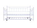 Segmart Twin Size Daybed with Trundle, Light Grey, L