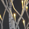 SEGMART 3 Pack LED Birch Tree, 4FT 5FT 6FT White Birch Tree Set, Artificial Christmas Tree Combo Kit for Christmas Thanksgiving Party Wedding Decor, White Xmas Tree Lights for Outdoor and Indoor Use