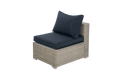 7 Pieces Wicker Bistro Patio Furniture Sectional Set
