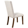 Segmart Dining Chair, Set of 2, Beige