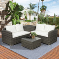 4 Piece Outdoor Patio Furniture Set